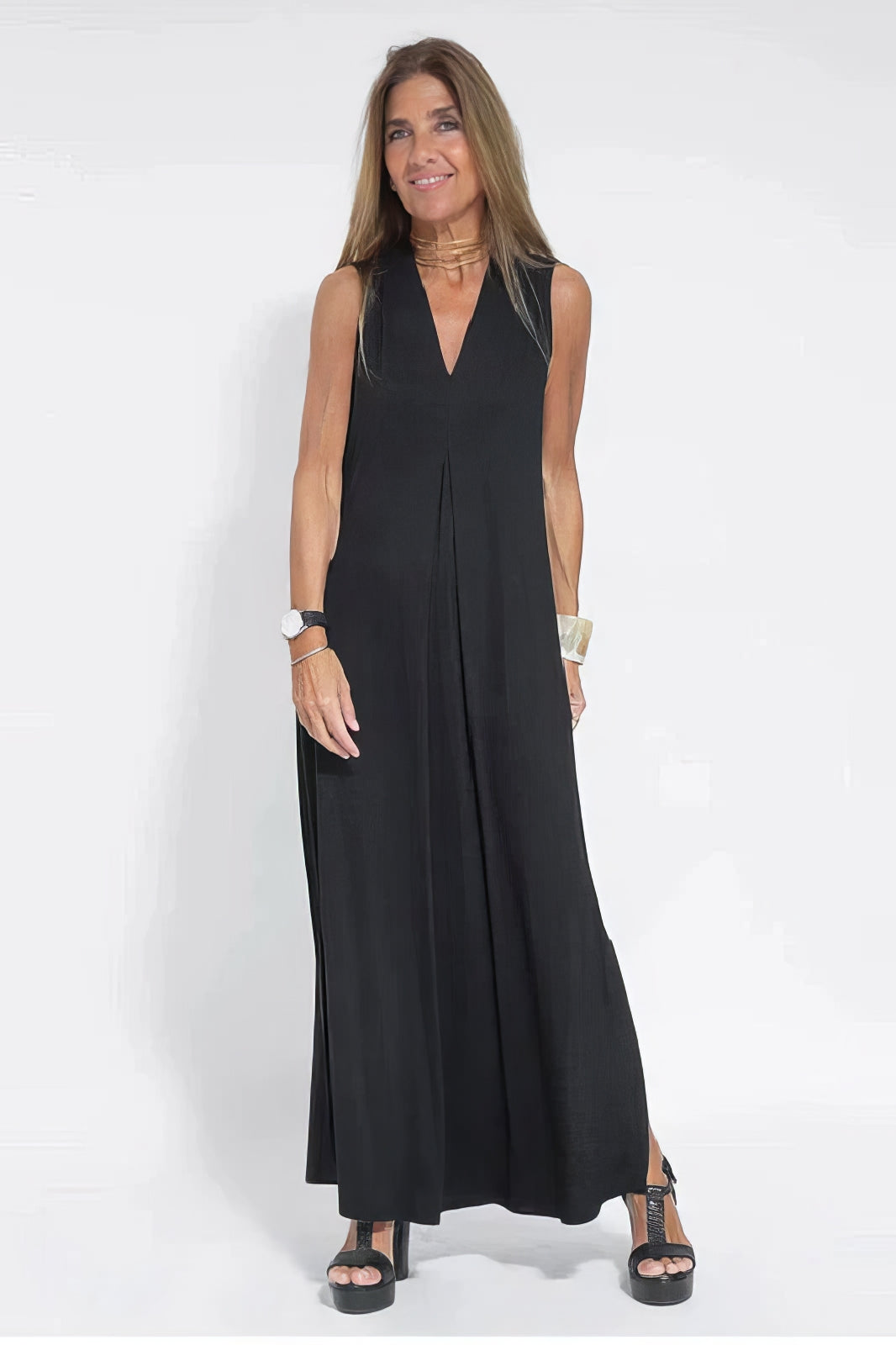 Damen Zweiteiler | Lang Kleid und Cardigan
