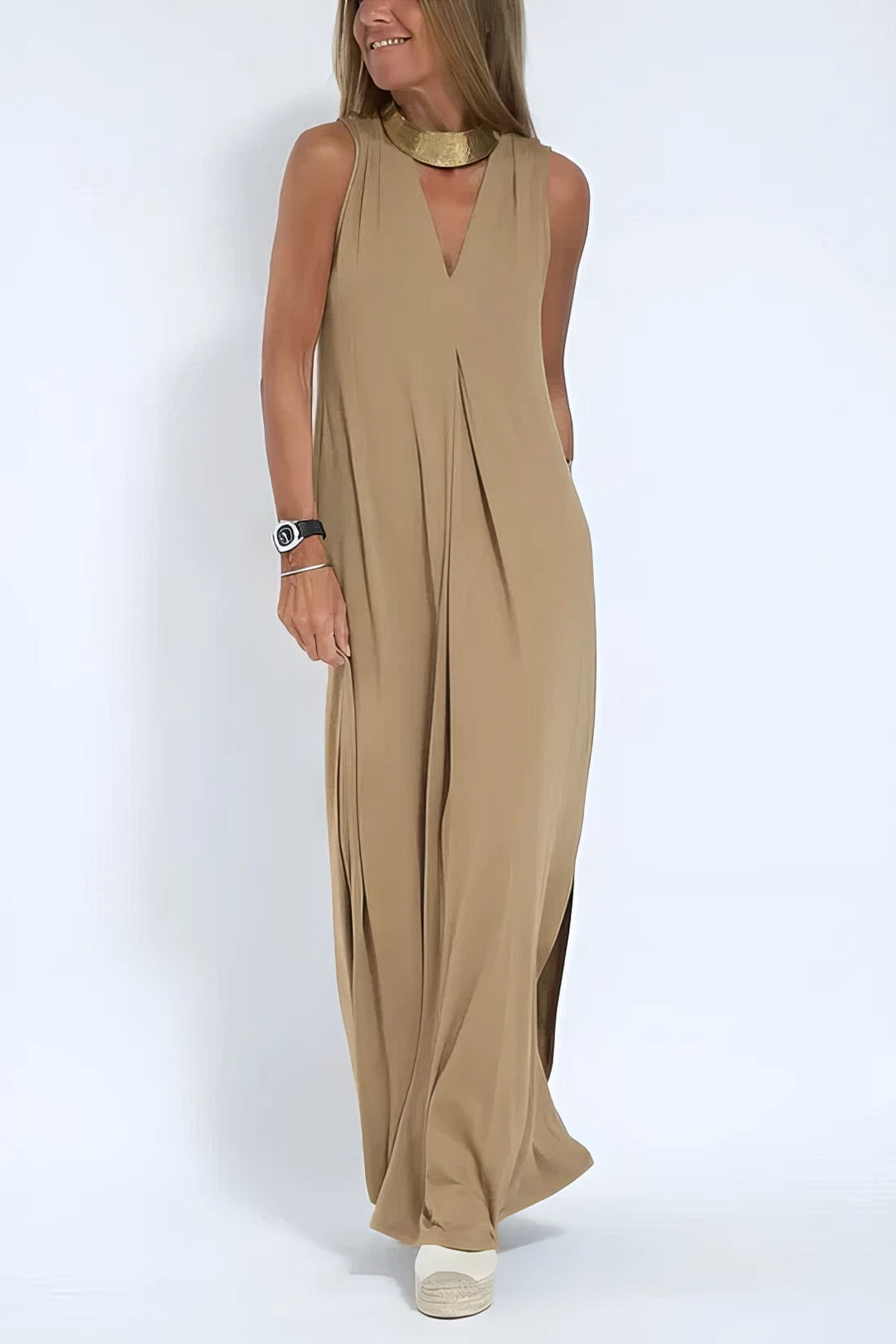 Damen Zweiteiler | Lang Kleid und Cardigan