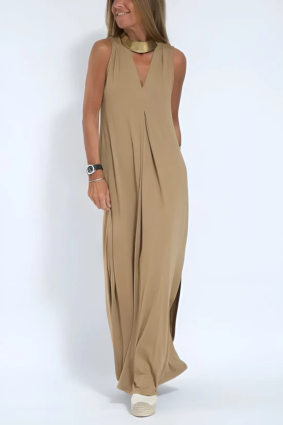 Damen Zweiteiler | Lang Kleid und Cardigan